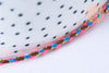 Cordon tressé Bordeau bleu rose fil doré 1.5mm-2mm,cordon multicolore scrapbooking,corde décoration, X1 mètre G6933