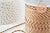 Cordon tressé Taupe Marron Beige Or 1.5mm x1 mètre G9729