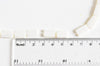 EP Perle rectangle nacre blanche naturelle, fourniture créative, perle rectangulaire, coquillage blanc, création bijoux, 14mm, x 5-G1074