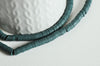 EP Perles polymère vert foncé heishi 6mm,fabrication bijoux,Perles plastique,perle heishi,perle disque,6mm,le fil de 320 perles-G1567