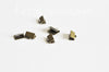 Embouts ruban métal bronze à pincer,fournitures bronzes,création bijoux,finition ruban,finition chaine,lot de 10,1cm-G4518