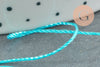 Fil bleu turquoise, fil à broder, fil couture, scrapbooking, fil turquoise, fil nylon bleu, 0.8mm, X10 Mètres G1655