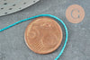 Fil bleu turquoise, fil à broder, fil couture, scrapbooking, fil turquoise, fil nylon bleu, 0.8mm, X10 Mètres G1655