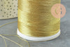 Fil doré métallisé 0.4mm, fil original, fil Couture broderie,fil or, scrapbooking, diamètre 0.4mm, X 5mètres G0022