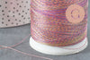 Fil rose métallisé 0.4mm, fil original, fil Couture broderie,fil or, scrapbooking,0.4mm, X5 ou X10 Mètres G4418