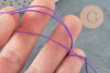 Fil violet, fournitures créatives, fil à broder, fil couture, scrapbooking, fil violet, fil nylon violet, 0.8mm, X 10Mètres G1794