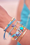 Kit 3 Bracelets/Collier breloques & Cordon x1 (G9556)