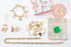 Kit Collier et bracelet Breloques Thème Mystique ou Océan, Coffrets et kits pour la création de bijoux fantaisie DIY, x1 (G9554)