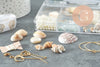 Kit Nacre & Coquillage, Coffrets et kits de perles pour la création de bijoux fantaisie DIY, x1 ( G10029)