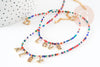 Kit bracelet Vecchio multicolore personnalisé lettres zircon, Coffrets et kits pour la création de bijoux fantaisie DIY, la pochette G8747