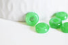 Pendentif donut jade vert teinté,pendentif jade, pendentif pierre,jade naturel, jade vert,jade vert naturel,10.5mm, x 2,G3035