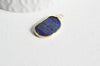 Pendentif oval lapis lazulis, Pendentif bijou pierre naturelle, pendentif pierre naturelle,lapis lazulis naturel,25mm, x1 (G3788)