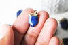 Pendentif pointe lapis lazulis bleu, pendentif , bijou pierre,pendentif pierre, Lapis Lazulis naturel, pendentif bleu,19mm, x1 G4874