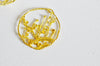 Pendentif rond laiton brut, fournitures bijoux, breloque laiton brut, bijou laiton, création bijoux,pendentif laiton brut,les 2,32mm-G1907