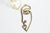 Pendentif visage laiton brut, fournitures pour bijoux, laiton brut,pendentif minimaliste ,bijoux moderne, x1,41x15mm,G3243