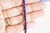 Perle abacus jade bleu nuit,perle jade,pierre naturelle,jade naturel, 4x2mm, fil 36 mm-G1186