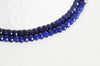 Perle abacus jade bleu nuit,perle jade,pierre naturelle,jade naturel, 4x2mm, fil 36 mm-G1186