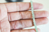 Perle abacus jade vert clair, perle jade,pierre jade naturelle, jade facette, 4x2mm, Fil de 35cm, X1 G3070