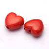 Perle coeur plastique rouge 10mm, x20 (G3491)