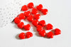 Perle coeur plastique rouge 10mm, x20 (G3491)