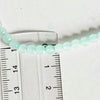 INDISPONIBLE-Perle jade naturel facetté bleu turquoise 4mm,crétion bijoux pierre, le fil de 35cm-G668