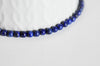 Perle lapis lazuli ronde 4mm, lapis bleu,pierre naturelle, perles pierre,lapis naturel,le fil de 19,3 cm-G0020