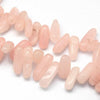 Perle ovale quartz rose,pierre précieuse,pierre naturelle,quartz rose naturel,perle pierre,pierre roulée,13-22mm,le fil de 22cm-G1475