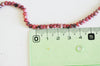 Perle rondelle jade rose marbré,jade naturel,perle perle facette,jade,5x3mm,fil de 36 cm G4660