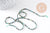 Perle turquoise africaine naturelle 2mm, perle pierre naturelle ,fil de 39cm, x1 (G1541)