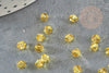 Perles cristal facette jaune, cristal autrichien, perles bicone, perles cristal toupies ,4mm x20 G4684