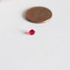 Perles cristal facette rouge 4mm, cristal autrichien, perles bicone, perles cristal toupies, perles rouges,x20 G7462