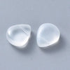 Perles cristal goutte transparent, verre, perles goutte, perle ,10x12.5mm, x10 (G6360)