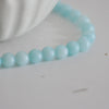 Perles jade turquoise, perles rondes,pierre naturelle jade, fils de 33cm 6mm-G0464