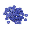 Perles polymère bleu roi heishi 8mm,fabrication bijoux, Perles plastique, perle heishi disque, 8mm,le fil de 320 perles G5432