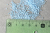 Perles rocailles miyuki bleu ciel 15/0, 1.5mm, Perle rocaille japonaise Sky Blue Lined Crystal,perle rocaille perlage, Sachet 10g G3950