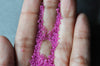 Perles rocailles miyuki rose transparent, Perle rocaille japonaise Carnation Pink Lined Crystal, rocaille perlage,15/0, 1.5mm, les 10g G5399