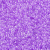 Perles rocailles miyuki violet nacré, Perles de rocaille japonaise Orchid Lined Crystal ,perle perlage,15/0, 1.5mm, Sachet 10g G3957