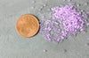 Perles rocailles miyuki violet nacré, Perles de rocaille japonaise Orchid Lined Crystal ,perle perlage,15/0, 1.5mm, Sachet 10g G3957