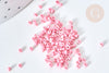 Perles tube verre rose clair façon Delica miyuki, Perle rocaille japonaise, perlage tissage, Sachet 8g, x1 G7775