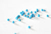 Petite perles de rocaille turquoise, perlage,perles verre, rocaille bleu, fabrication bijoux,2.5mm , x 10gr G0183