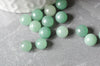 Pierre ronde aventurine verte non percée 8mm, cabochon rond, aventurine naturelle, cabochon pierre,pierre naturelle, l'unité, G3898