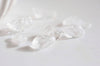 Quartz transparent naturel brut roulé, fourniture créatives, pierre naturelle, litotherapie, pierre non percée,Chips quartz, 20 grammes G252