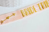 Ruban élastique rose or EFJF,bracelet EVJF,ruban mariage,fourniture créative, scrapbooking, 16mm, longueur 1 mètre-G2156