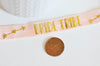 Ruban élastique rose or EFJF,bracelet EVJF,ruban mariage,fourniture créative, scrapbooking, 16mm, longueur 1 mètre-G2156