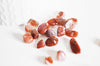 Sable agate rouge naturelle brute roulée 6-16mm,pierre naturelle,lithotherapie,chips agate création bijoux et jesmonite,Sachet 20 grammes-G399