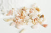 Sable opale rose naturelle 3-5mm, chips création bijoux et jesmonite, Sachet 20 grammes G0235