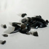 Sable pierres noires 3~5mm, chips création bijoux et jesmonite nailart, Sachet 20 grammes G0227