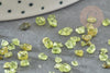 Sable quartz olive vert 2-6mm, chips création bijoux et jesmonite nailart, X 20gr G3501