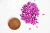 Sable verre rose fuchsia métallisé 1-1.5mm, x10gr (G1460)