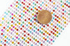 Strass plastique adhésifs colorés par feuille, cabochon plastique, strass à coller,customisation,3x2mm, lot de 780,G3392